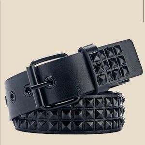 Black Studded Belt
